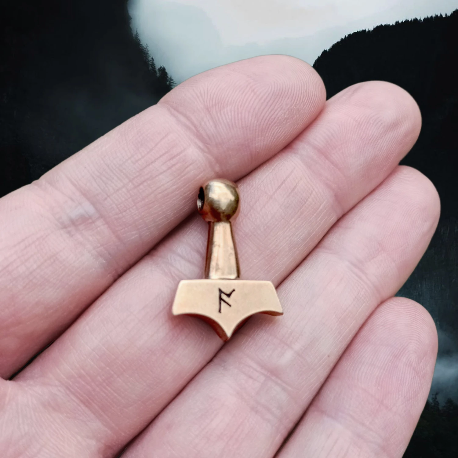 Small Knotwork Thors Hammer Pendant 4 Small Knotwork Thors Hammer Pendant - Image 4