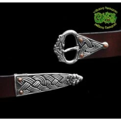 High Status Leather Viking Belt With Silver Fittings -The Viking Dragon Shop ad brown borre wolf belt silver 07a5c74d 636d 467e af51 9bd6c765e442