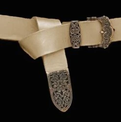 High Status Leather Viking Belt With Bronze Fittings -The Viking Dragon Shop ad gokstad belt bronze natural 574517