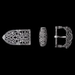 Gokstad Viking Belt Fittings -The Viking Dragon Shop ad gokstad belt fittings silver