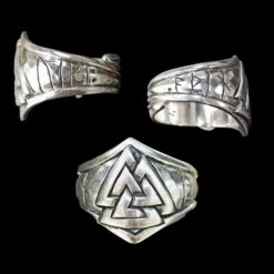 Silver Odin Protection Ring -The Viking Dragon Shop ad silver odin protection ring