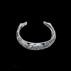 Silver Urnes Dragon Bracelet -The Viking Dragon Shop ad silver urnes dragon arm ring bracelet small size