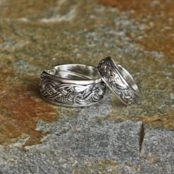 Silver Viking Dragon Ring -The Viking Dragon Shop ad silver viking dragon ring in 2 sizes on rock 251685