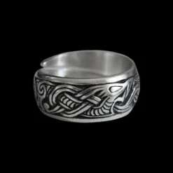 Silver Viking Dragon Ring -The Viking Dragon Shop ad silver viking dragon ring large