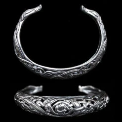 Silver Urnes Dragon Bracelet -The Viking Dragon Shop ad urnes dragon bracelet silver 380803