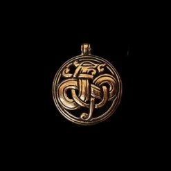 The Viking Dragon Shop -The Viking Dragon Shop ad urnes dragon pendant bronze 975453