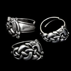 Silver Urnes Viking Dragon Ring -The Viking Dragon Shop ad urnes dragon ring large silver 447743