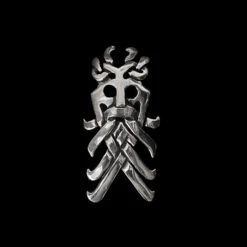 Thor Warrior Mask Pendant -The Viking Dragon Shop ad warrior mask pendant silver