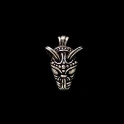 Viking Wolf Head Pendant -The Viking Dragon Shop ad wolf head pendant silver 418397
