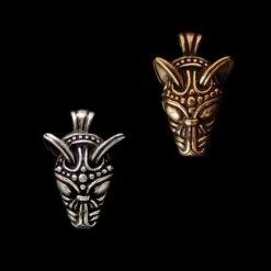 Viking Wolf Head Pendant