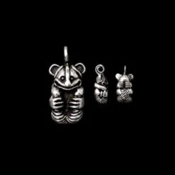 Gripping Bear Pendant -The Viking Dragon Shop ad13 gripping beast pendant silver 807501