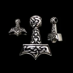 Knotwork Thors Hammer Pendant -The Viking Dragon Shop ad2 knotwork thors hammer 117371