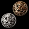 Large Round Urnes Viking Dragon Brooch