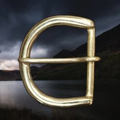 Solid Brass D-Buckle For Reenactment Belts -The Viking Dragon Shop ba 50mm wide brass reenactment d buckle