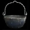 Hand-Forged Riveted Steel Cauldron From Oseberg - Large