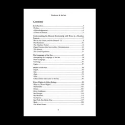 Heathenry And The Sea Book - By Dan Coultas -The Viking Dragon Shop bk heathenry and the sea book contents1 dan colutas