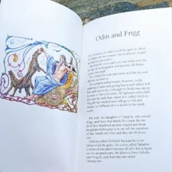 The Viking Gods Book - From Snorri Sturluson's Edda -The Viking Dragon Shop bk the viking gods book inside odin and frigg