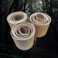 Rawhide Strips For Viking Reenactment Shield Edging -The Viking Dragon Shop bl rawhide reels above angle