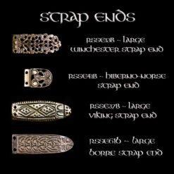 Fully Customisable Handmade Leather Viking Belt With Bronze Replica Fittings -The Viking Dragon Shop bronze viking strap ends