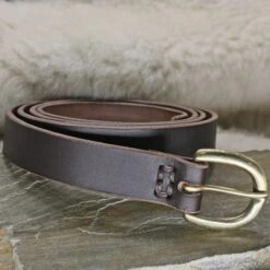 Long Leather Viking Belt With Brass Buckle -The Viking Dragon Shop bt 25mm 1 inch wide brown leather belt adc96e5b ec07 45fa 9138 fc2d68acb625