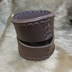 Meier Viking Dice Game -The Viking Dragon Shop bt handmade leather meier shaker om fur