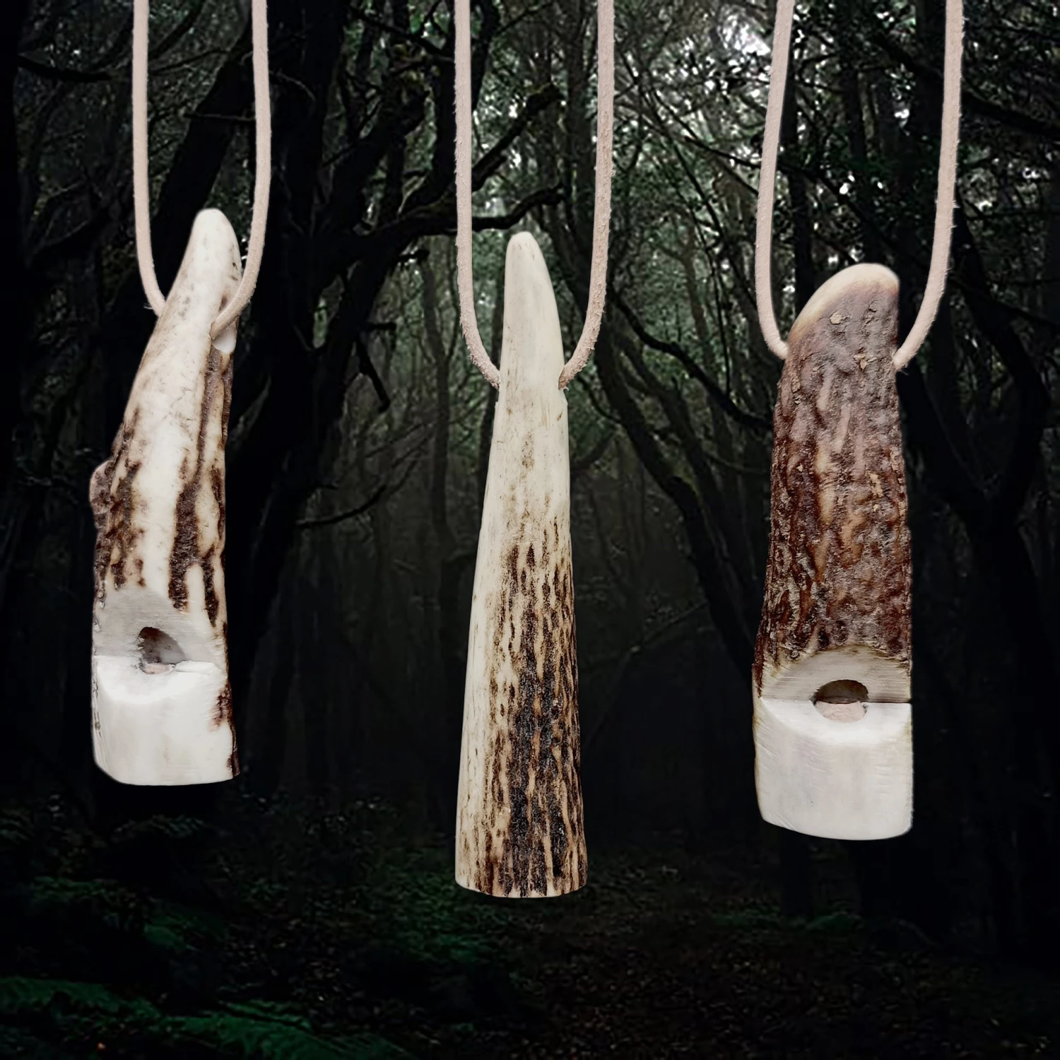 Scottish Red Deer Handmade Antler Whistle 3 Scottish Red Deer Handmade Antler Whistle - Image 3