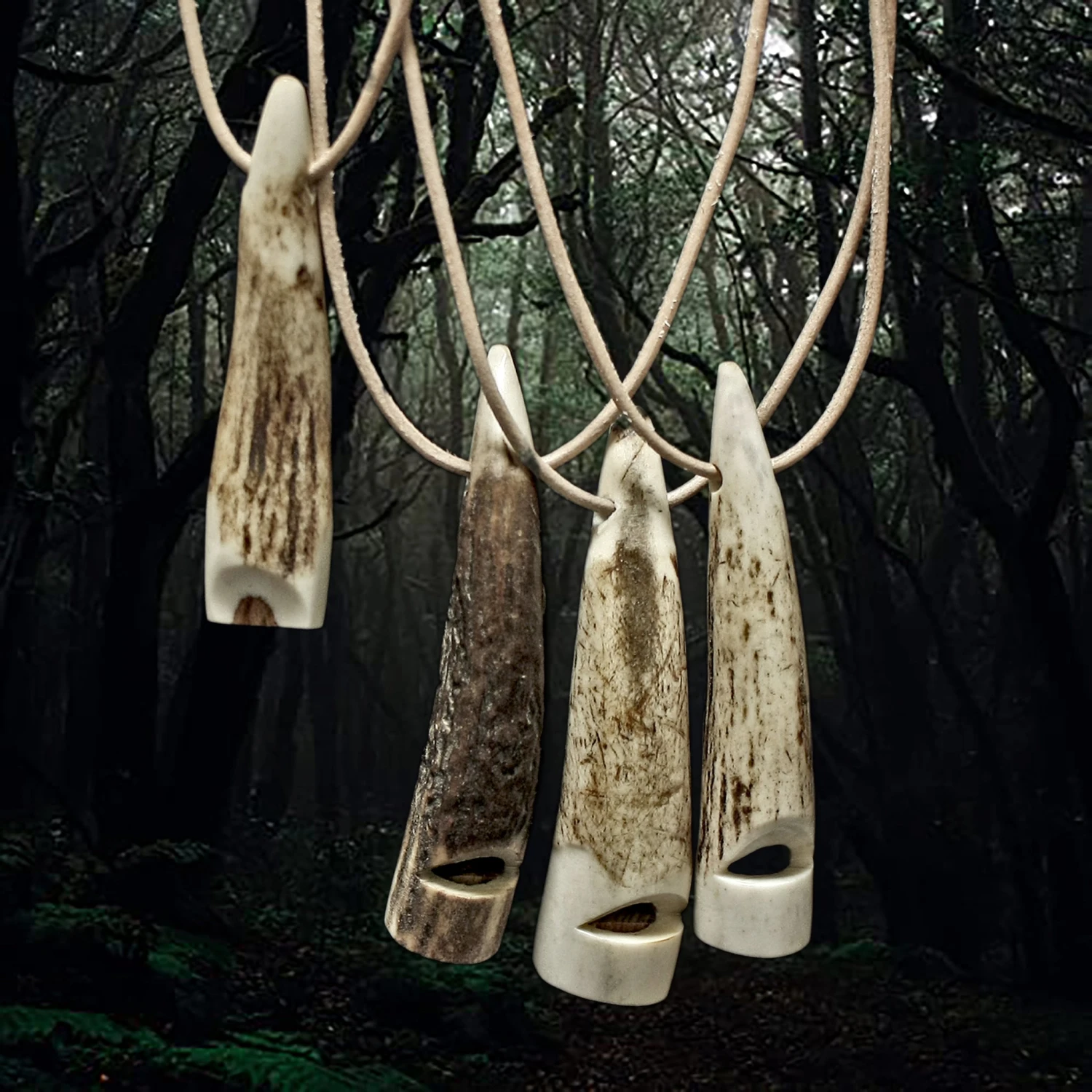 Scottish Red Deer Handmade Antler Whistle 1 Scottish Red Deer Handmade Antler Whistle