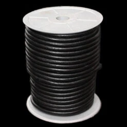 Round Leather Thonging / Leather Cord Reels - PER REEL -The Viking Dragon Shop il leather thong 5mm black
