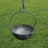 Medium Handmade Steel Cauldron / Cooking Pot
