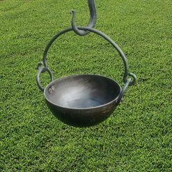 Small Handmade Steel Cauldron / Cooking Pot