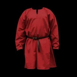 Handmade Mens Wool Viking Tunic -The Viking Dragon Shop mm red wool tunic 906005