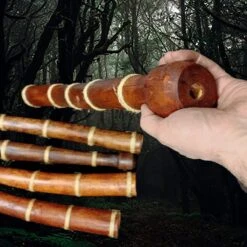 Viking Age Lur / War Horn -The Viking Dragon Shop mp viking age lur replicas close up in hand