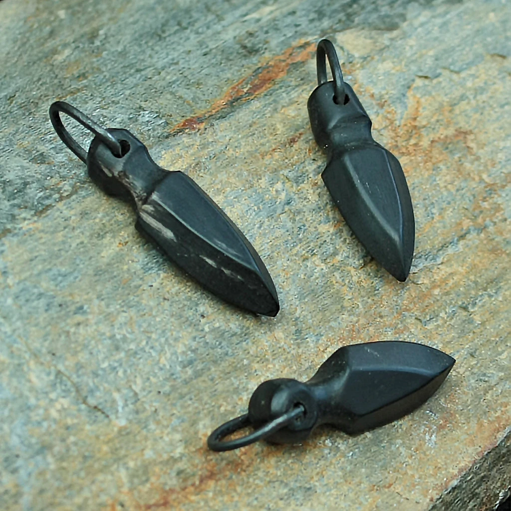 Black Horn Odin Spear Pendant 2 Black Horn Odin Spear Pendant - Image 2