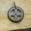 Black Horn Sun Cross Odin Pendant
