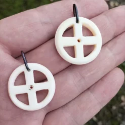 Bone Sun Cross Odin Pendant -The Viking Dragon Shop ms bone sun cross pendants on hand