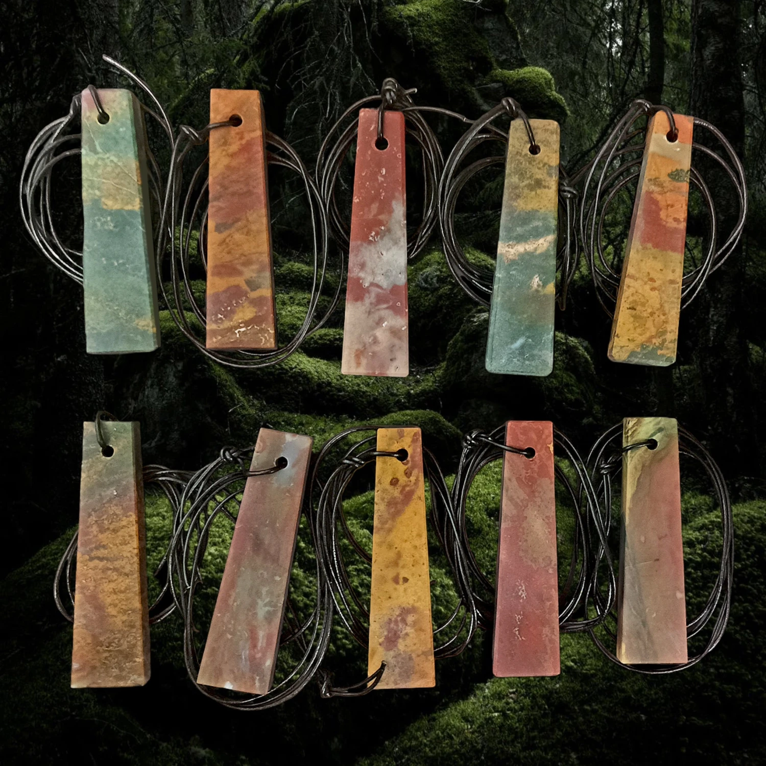 Banded Jasper Viking Whetstone Pendant 4 Banded Jasper Viking Whetstone Pendant - Image 4