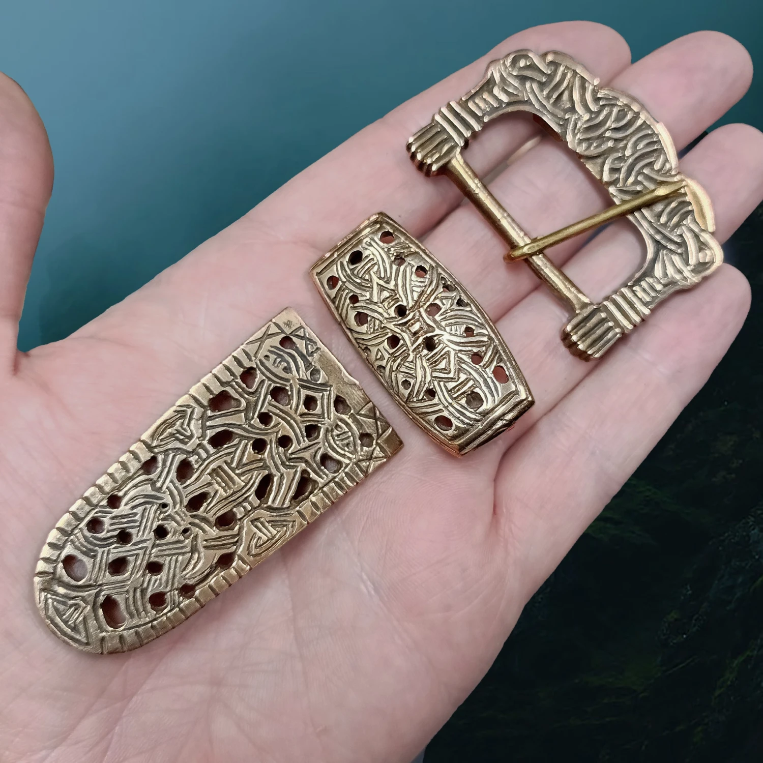 Bronze Replica Gokstad Viking Belt Fittngs 1 Bronze Replica Gokstad Viking Belt Fittngs