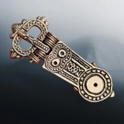 Bronze Hiberno-Norse Buckle With Hinged Buckle Plate