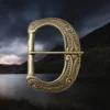 9th - 10th Century Large Ornate Bronze Replica Viking Buckle