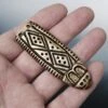Large Bronze Swedish Viking Strap End