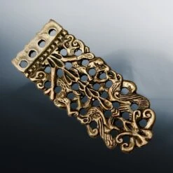 Large Bronze Viking / Saxon Strap End From Winchester -The Viking Dragon Shop pc bronze large winchester strap end