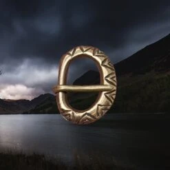 10th - 11th Century V-Design Small Replica Saxon Bronze Buckle