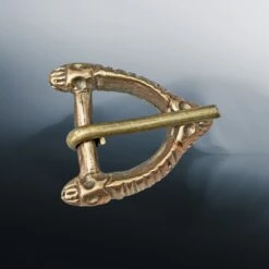 9th - 11th Century Replica Viking / Saxon Bronze Buckle From Old Sarum