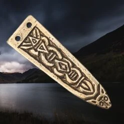 Bronze Viking Strap End With Animal Head From Sweden