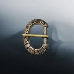 10th - 11th Century Replica Viking Bronze Buckle From Birka