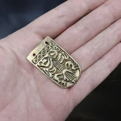 Borre Style Bronze Viking Strap End From Norfolk 5 Borre Style Bronze Viking Strap End From Norfolk -The Viking Dragon Shop pc bronze viking strap end from norfolk on hand