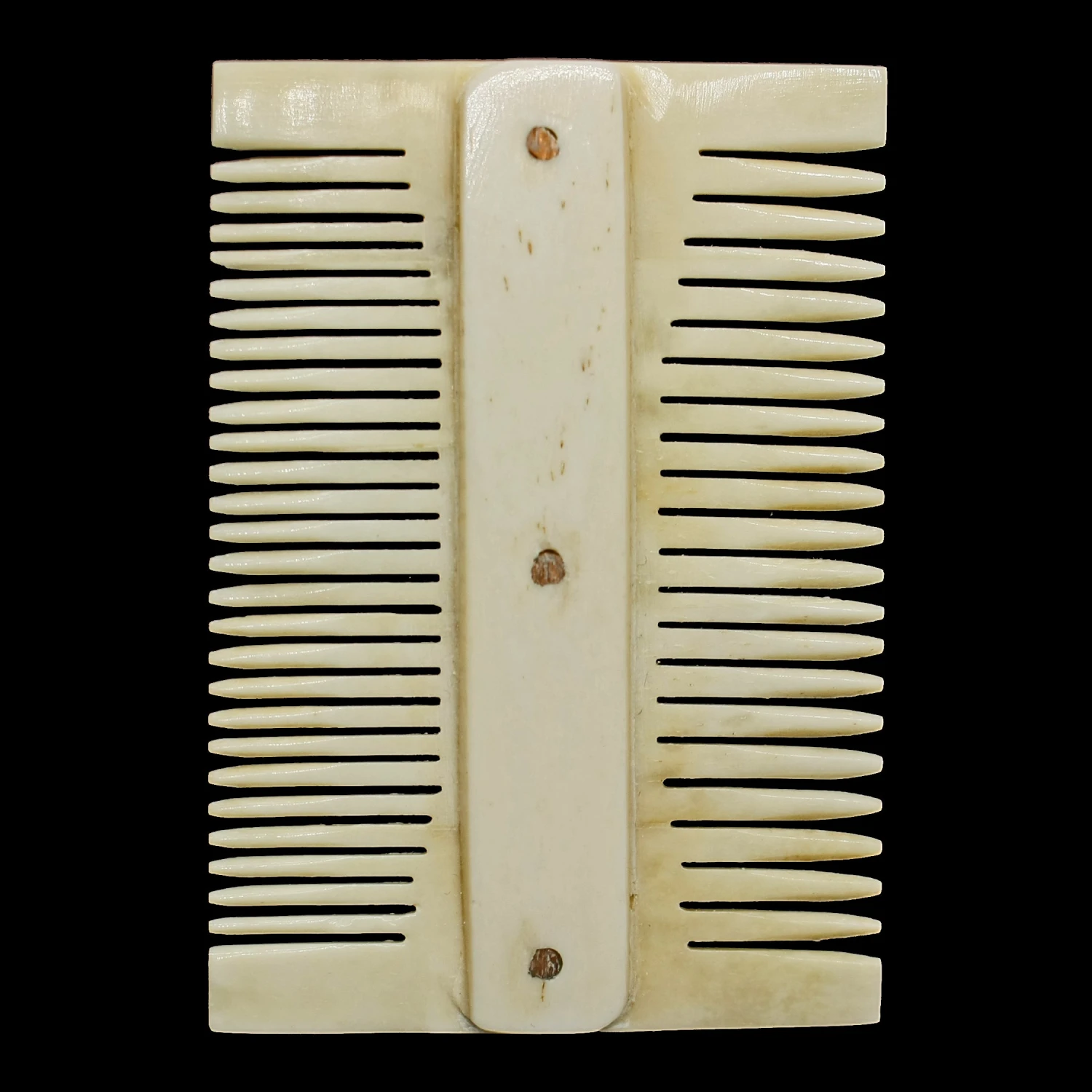 Double Sided Bone Viking Comb 2 Double Sided Bone Viking Comb - Image 2