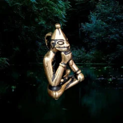 Bronze Freyr Pendant 8 Bronze Freyr Pendant -The Viking Dragon Shop pp bronze freyr pendant side angle view