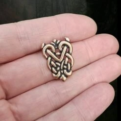 Bronze Ringerike Style Knotwork Viking Buckle Set -The Viking Dragon Shop pp bronze ringerike style viking strap end on hand