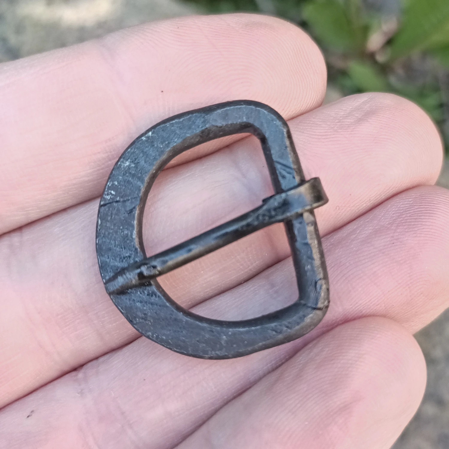 Hand-Forged Iron Viking / Medieval Buckle - 20mm (0.75 Inch) 2 Hand-Forged Iron Viking / Medieval Buckle - 20mm (0.75 Inch) - Image 2